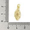 Brass Micro Pave Cubic Zirconia Pendants KK-M283-15A-02-3