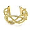 Hollow Alloy Braided Bangles BJEW-L697-001G-2