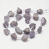 Natural Amethyst Bead Strands G-G937-M-04-2