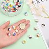 40Pcs 10 Colors Handmade Porcelain Beads PORC-CA0001-11-3