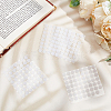 200Pcs Large Silicone Mats for Epoxy Resin Jewelry Crafts AJEW-AN0007-37-7