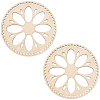 Wooden Basket Bottoms AJEW-WH0126-08B-1