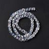 Electroplate Glass Beads Strands LS-EGLA-D018-8x8mm-01-5