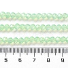 Baking Paint Transparent Glass Beads Strands DGLA-A034-J4MM-D02-4