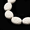 Dyed Natural Lava Rock Beads Strands G-A264-A02-01C-3