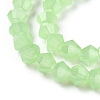 Faceted Bicone Opal Beads Strands LS-EGLA-P017-01A-3