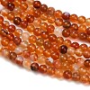 Natural Agate Beads Strands G-Z116-A06-3mm-4