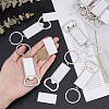 Sublimation Blanks Keychains Zinc Alloy Bottle Opener Blank Key Rings KEYC-PH0001-39P-5