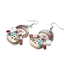 Snowman Acrylic & Alloy Dangle Earrings WG13ED8-01-2