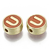 Alloy Enamel Beads ENAM-S122-028U-NR-2