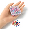1 Strand Handmade Polymer Clay Beads Strand CLAY-YW0001-85-4