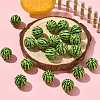 20Pcs Opaque Acrylic Beads MACR-FS0002-28B-7