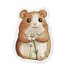 50 Pieces Cute Hamster Doodle Paper Stickers STIC-R001-27-4