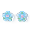 Handmade Bumpy Lampwork Beads LAMP-N024-04E-2