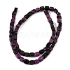 Natural Dyed White Jade(Imitation Charoite) Beads Strands GG-CBA0743-D02-01-3