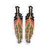 MIYUKI & TOHO Handmade Japanese Seed Beads Pendants SEED-A027-C03-2