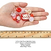 Opaque & Transparent Acrylic Beads MACR-YW0002-01F-3