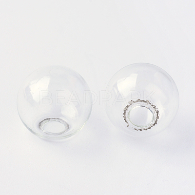 Round Mechanized One Hole Blown Glass Globe Ball Bottles X-BLOW-R001-10mm-1