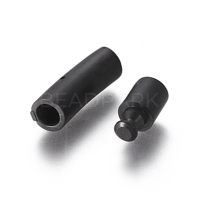 304 Stainless Steel Bayonet Clasps STAS-I013-5mm-MB-1