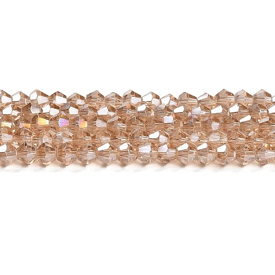 Transparent Electroplate Glass Beads Strands LS-GLAA-F029-2mm-A12-1