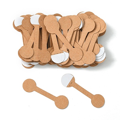 Paper Fold Over Blank Sticky Price Tags CDIS-YW0001-08B-1