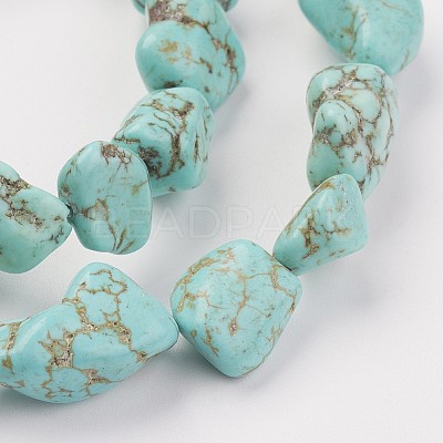 Natural Green Turquoise Beads Strands G-N0312-01-1