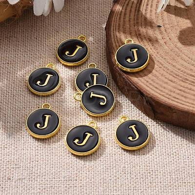 Golden Plated Alloy Charms X-ENAM-S118-02J-1