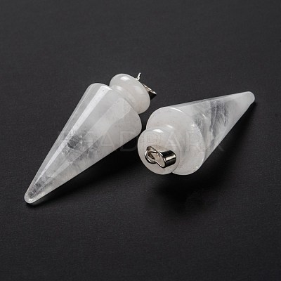 Natural Quartz Crystal Pendants G-K311-47I-1