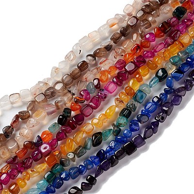 Natural Agate Beads Strands G-F745-M-1