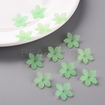 Frosted Acrylic Bead Caps MACR-S371-05A-733-1