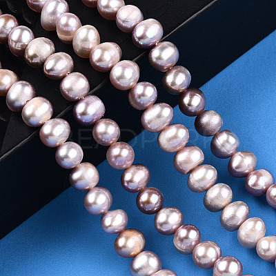 Natural Cultured Freshwater Pearl Beads Strands PEAR-N013-06N-1