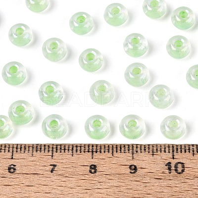 FGB Inside Colours Transparent Glass Seed Beads SEED-T009-01B-1