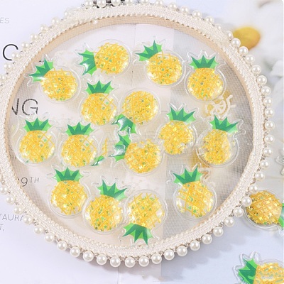 Transparent PVC Plastic Cabochons JX139A-01-1