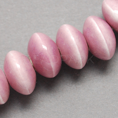 Handmade Porcelain Beads PORC-Q173-12x7mm-15-1
