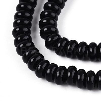 Opaque Spray Painted Glass Beads GLAA-ZX008-6mm-18F-1