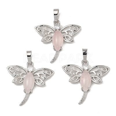 Rack Plating Brass Pendants G-Z033-09P-03-1