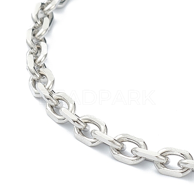 Non-Tarnish 304 Stainless Steel Cable Chain Necklaces LS-NJEW-I248-23P-1