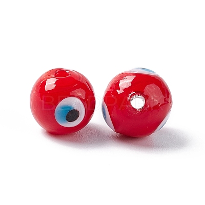 Handmade Evil Eye Lampwork Beads LAMP-F025-03-1