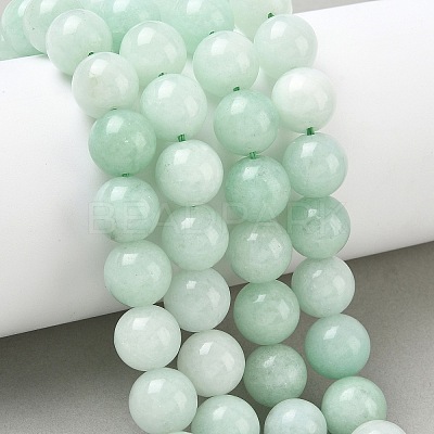 Dyed Natural Malaysia Jade Beads Strands G-G021-01D-11-1