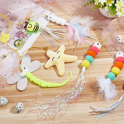 7Pcs 7 Styles Plush Toy AJEW-GO0001-15-1
