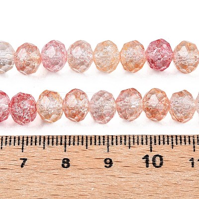 Transparent Glass Beads Strands GLAA-T023-4mm-A06-1