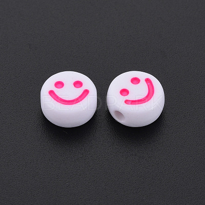 Opaque Acrylic Beads MACR-N008-55-C03-1