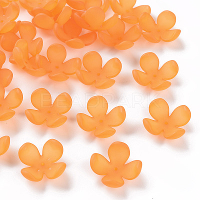 Frosted Acrylic Bead Caps MACR-S371-06A-724-1