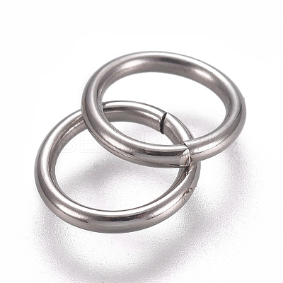 Tarnish Resistant 304 Stainless Steel Soldered Closed Jump Rings STAS-M274-024C-1
