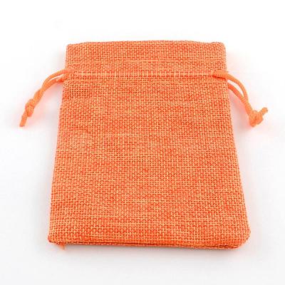 Burlap Packing Pouches Drawstring Bags ABAG-Q050-7x9-11-1
