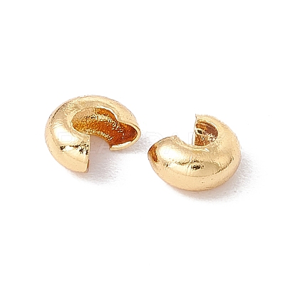 Brass Crimp Beads Covers LS-KK-P219-05A-G02-1
