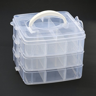 Plastic Bead Containers CON-S034-1