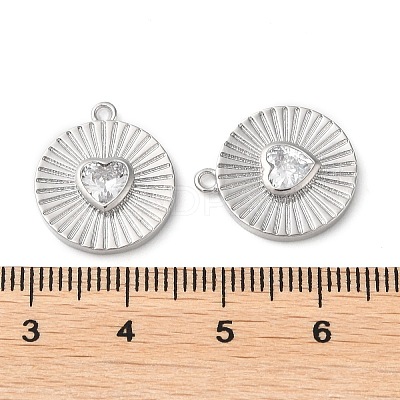Real Platinum Plated Brass Pendants KK-F862-02P-01-1