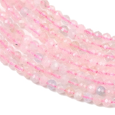 Natural Morganite Beads Strands G-O166-25-4mm-1
