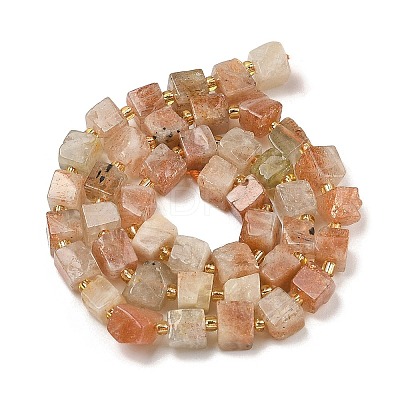 Natural Arusha Sunstone Beads Strands G-G053-B16-03-1